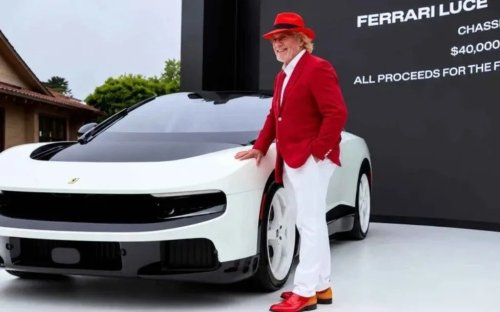 Billionaire inventor buys Ferrari’s first-ever electric car for $40m