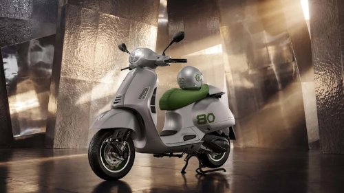 Vespa Sets Design Powers To Stun For Its 80th Birthday. Look At This Limited Edition Scooter