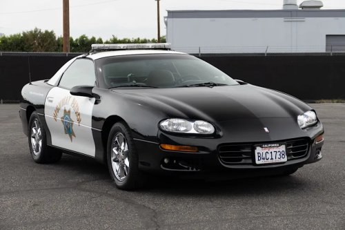 Chevrolet, Chevrolet Camaro, Ex-CHP 2002 Chevrolet Camaro B4C Police Package Hits Hagerty Marketplace, No Reserve