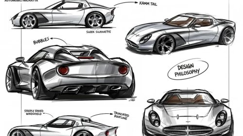 Ferrari, Ford, This Italian Sports Car Blends Classic Ferrari Style With An All-American Ford V8