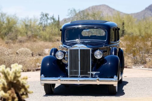 1935 Packard Twelve Series 1208 Seven-Passenger Sedan: Grand American Luxury at Its Absolute Peak on Bring a Trailer