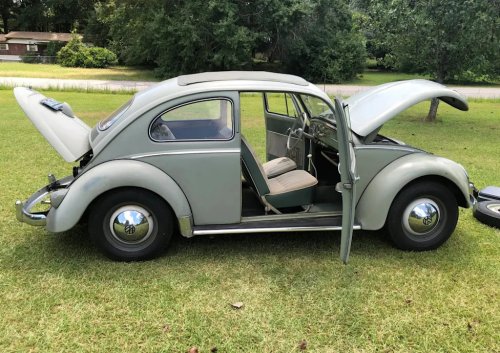1959 1959 Volkswagen Beetle Deluxe Sunroof for Sale With 70,000 Miles
