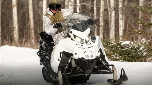 Polaris Made A Stealth Snowmobile Because Apparently That’s A Thing Now