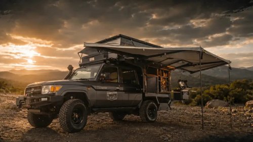 Toyota, Toyota Land Cruiser, This Conversion Camper Lets Four Sleep On Two Big Beds In A Toyota Land Cruiser