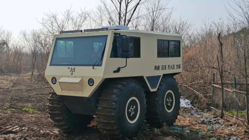 China Looked At A Sherp And Said, “What If We Added Six More Wheels?”