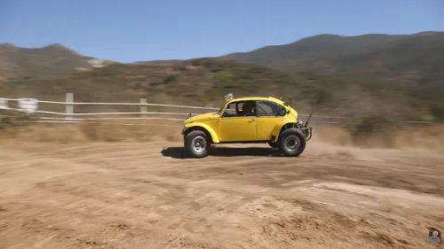 Jay Leno Gets Behind The Wheel Of A Baja Bug And Absolutely Loves It