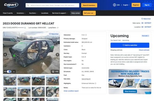 Dodge, 10 Wrecked Dodge Hellcats Are Sitting on Copart Right Now, Just Waiting for Someone Brave Enough to Rebuild Them