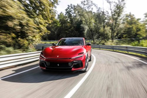 See More Photos of The 2027 Ferrari Purosangue Handling Speciale