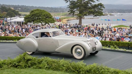 A 1937 Delage D8-120S Aerodynamic Coupe in Photos
