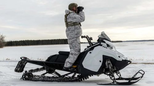 Polaris Made A Stealth Snowmobile Because Apparently That’s A Thing Now