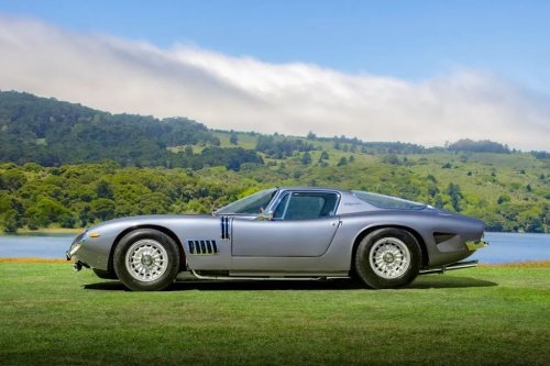 A Mercedes and a Bizzarini Drive into a Concours... Both Win!