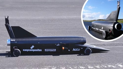 World Record-Holding Jet-Powered RC Car Takes Aim at Breaking the 100 MPH Barrier