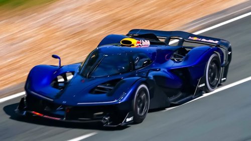 The Red Bull RB17 Is Running up the Legendary Goodwood Hillclimb