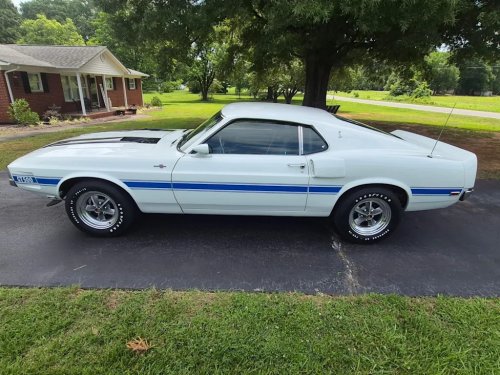 This Pastel Gray 1970 Shelby GT500 Is A Frame-Off Restored Muscle Car Heading To Auction