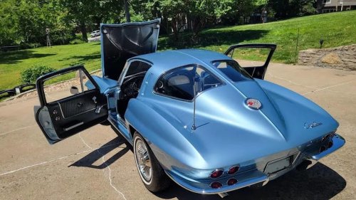 Chevrolet, Chevrolet Corvette, 1963 Chevrolet Corvette Split Window Coupe In Silver Blue Listed For Sale at $169,500: Strong Buy or Overpriced?