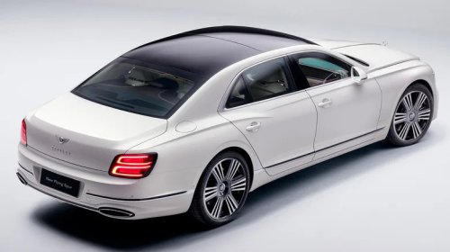 Refreshed Bentley Flying Spur Gets Single-Unit Headlights, Sporty 'S' Trim And A $34,000 Stereo