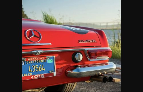 Mercedes-Benz, This AMG V8-Swapped 1963 Mercedes-Benz 230SL Pagoda Hides 354 HP And A Manual Gearbox