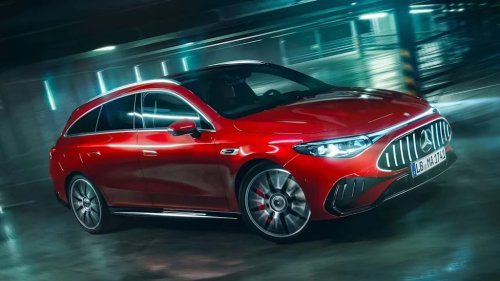 The New Mercedes-AMG CLA EV’s Huge Power Comes From Three Tiny Motors