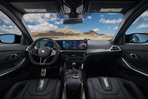 View Interior Photos of the 2027 BMW M3 CS Handschalter