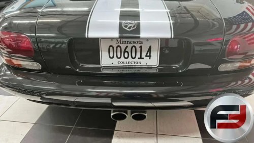 Black 1996 Dodge Viper RT/10 Roadster With a Dyno Sheet Is for Sale at Freije &amp; Freije’s Fall Big Boy Toy Auction