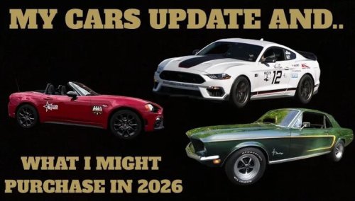Plans for My Current Cars and What Model I'm Looking to Add