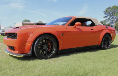One-of-a-Kind 2020 Dodge Challenger SRT Hellcat Widebody Convertible Now for Sale at Henderson Auctions