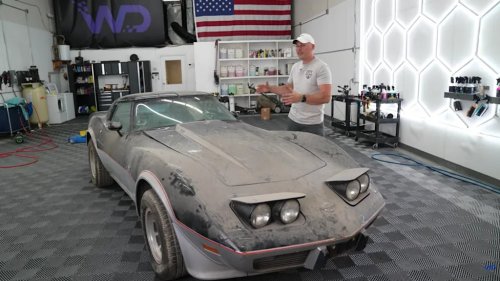 Detailer Broke A Rare Part When Giving An Abandoned 1978 Corvette Pace Car Its First Wash In 20 Years