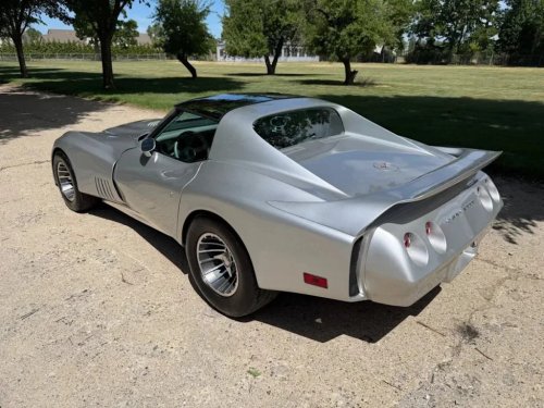 This One-Of-One '74 Corvette Crams a 502-HP Crate V8 Into a Greenwood Wide Body, and It's Yours for $38,995