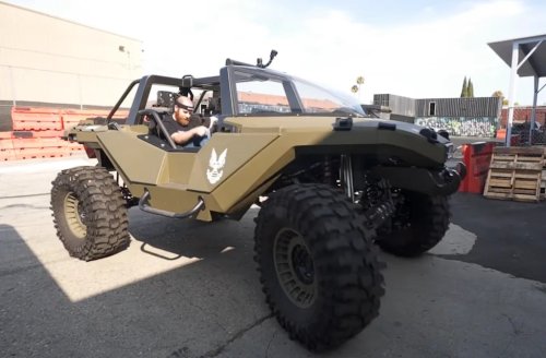 When Hoonigan Built a Real-Life, 1,000-HP Halo Warthog That Actually Shreds