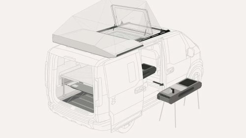 Kia, This Tiny Electric Kia Camper Somehow Sleeps Four