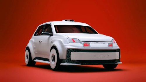 Alpine, Lacsote and Alpine Create a Special, One-Off, Lacoste A290 Rallye EV
