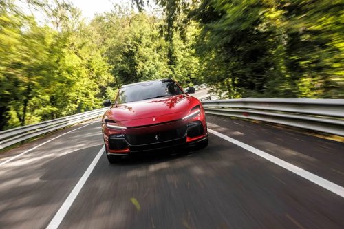 See More Photos of The 2027 Ferrari Purosangue Handling Speciale