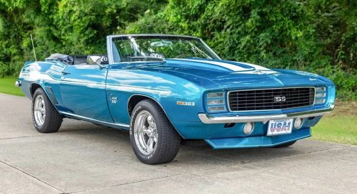 This 383-Stroker 1969 Camaro Convertible Is Built to Drive, Not Park, and It's Headed to Vicari's Biloxi Sale