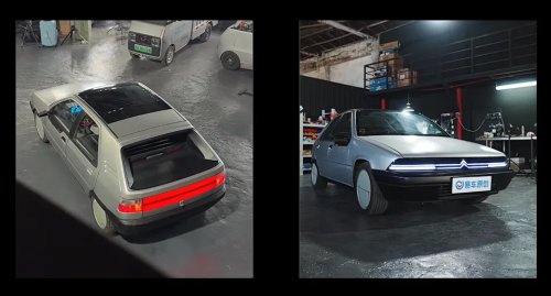 He Spent $10,000 To Turn a Junked Citroën ZX Into a Real-Life Cyberpunk 2077 Machine