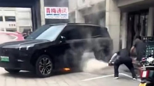 Fire Erupts Under Chinese Flagship PHEV — Dealer Blames A Power Bank