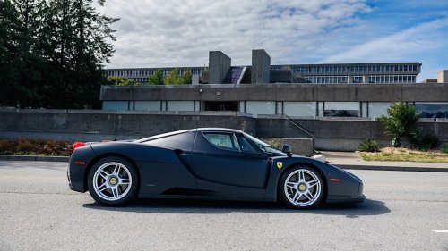 Ferrari, Ferrari Enzo, The One-of-Kind Matte Black 2004 Ferrari Enzo in Photos