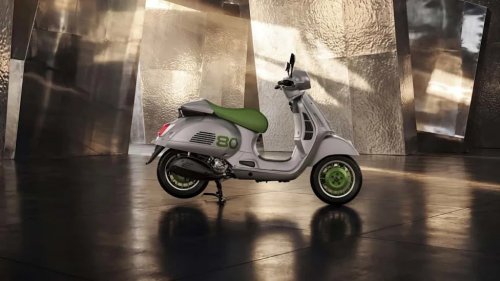 Vespa Sets Design Powers To Stun For Its 80th Birthday. Look At This Limited Edition Scooter