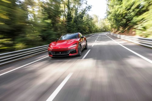 See More Photos of The 2027 Ferrari Purosangue Handling Speciale