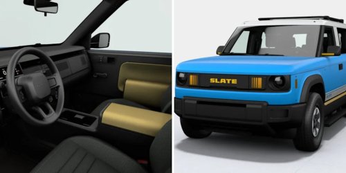 The $25,000 Slate truck is proudly bare-bones. I think these add-ons are worth the extra money.