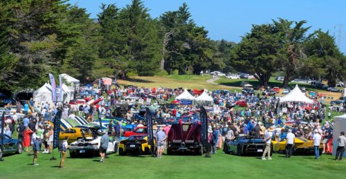A Mercedes and a Bizzarini Drive into a Concours... Both Win!