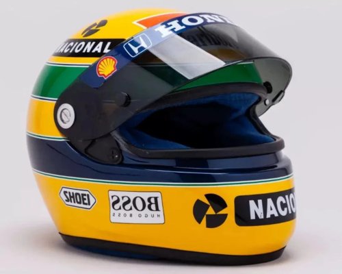 Ayrton Senna’s Race-Winning F1 Helmet Just Sold For $670,000