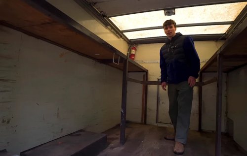 He Bought a Rotted 25-Year-Old Box Truck and Turned It Into an Off-Grid Mansion