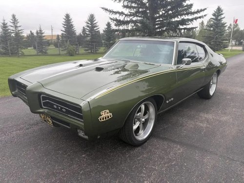1969 Pontiac GTO Hardtop Coupe for Sale With 83,000 Miles Shown