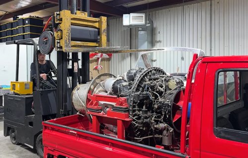This Mini Truck Packs a Soviet Fighter Jet Engine, a 45-Gallon Fuel Tank, and a 200-MPH Death Wish