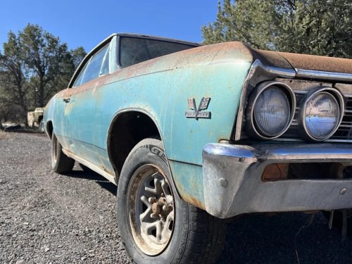 Genuine 138 1967 Chevelle SS 396 Project Car Is A 4-Speed Barn Find Begging For A Second Life