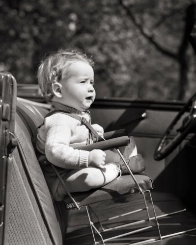 13 unbelievable child car seats from the past century