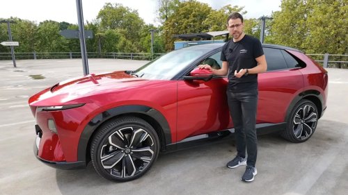 Mazda, SUV, Reviewer calls Mazda's new EV SUV 'super silent' after 240-mile Autobahn run