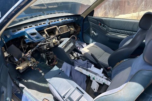 Someone Built an Electric Honda CRX Decades Before Tesla. It Ended Up in a Junkyard