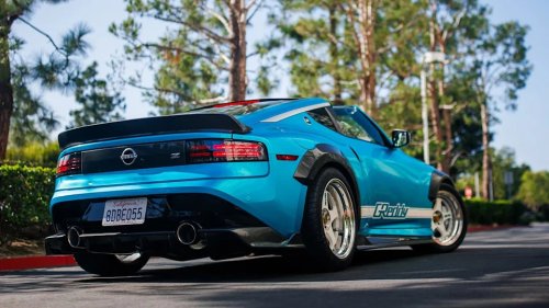 Teal Paint and a T-Top Roof: The Nissan Z Kaze Concept Is All About Nostalgia