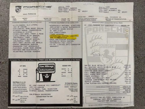 No Reserve, 25,000 Miles, G50 Gearbox: This 1989 Porsche 911 Cabriolet on BaT Is the 3.2 Carrera People Hunt For